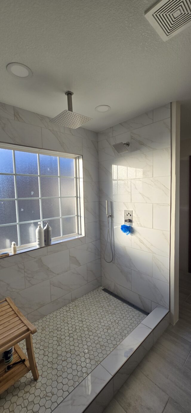 Bathroom Shower Remodel - Tile Work 3